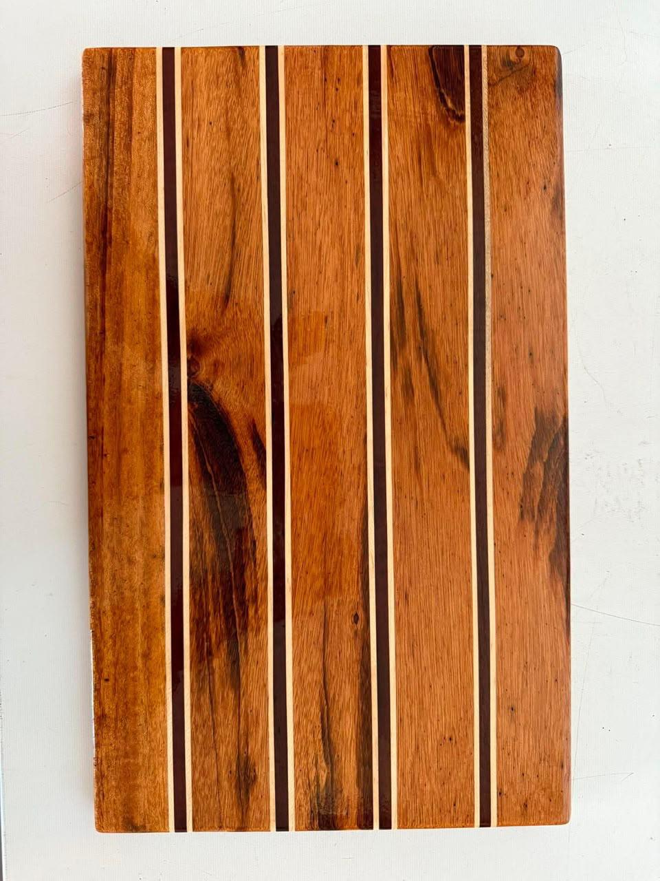 Cherry and walnut face-grain board